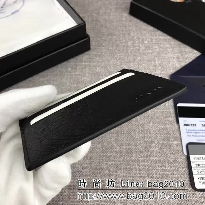 PRADA普拉達 官網同步 專櫃最新款式 爆款男士卡包 2MC223 DD1060